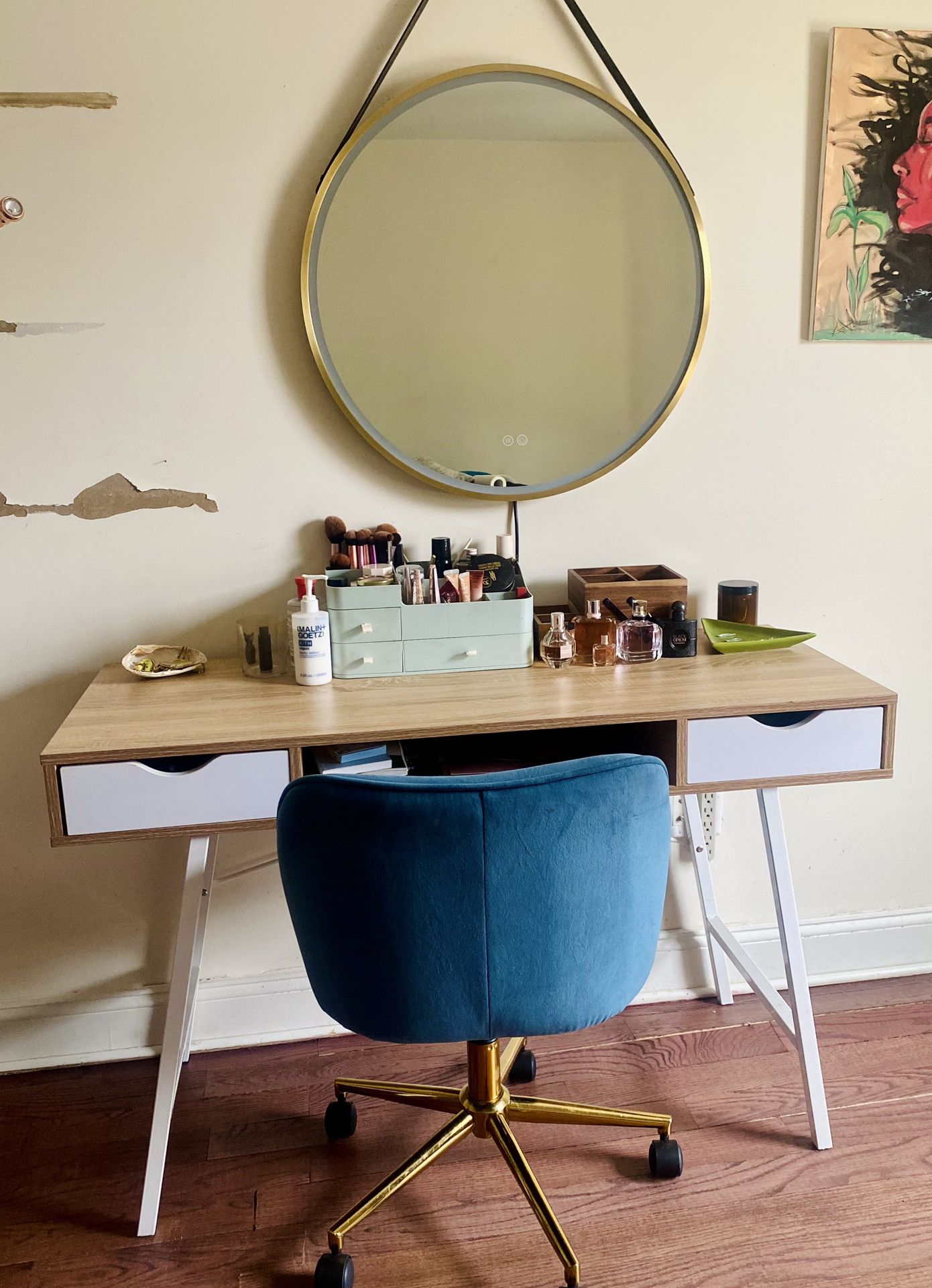 Office Desk / Vanity + Chair