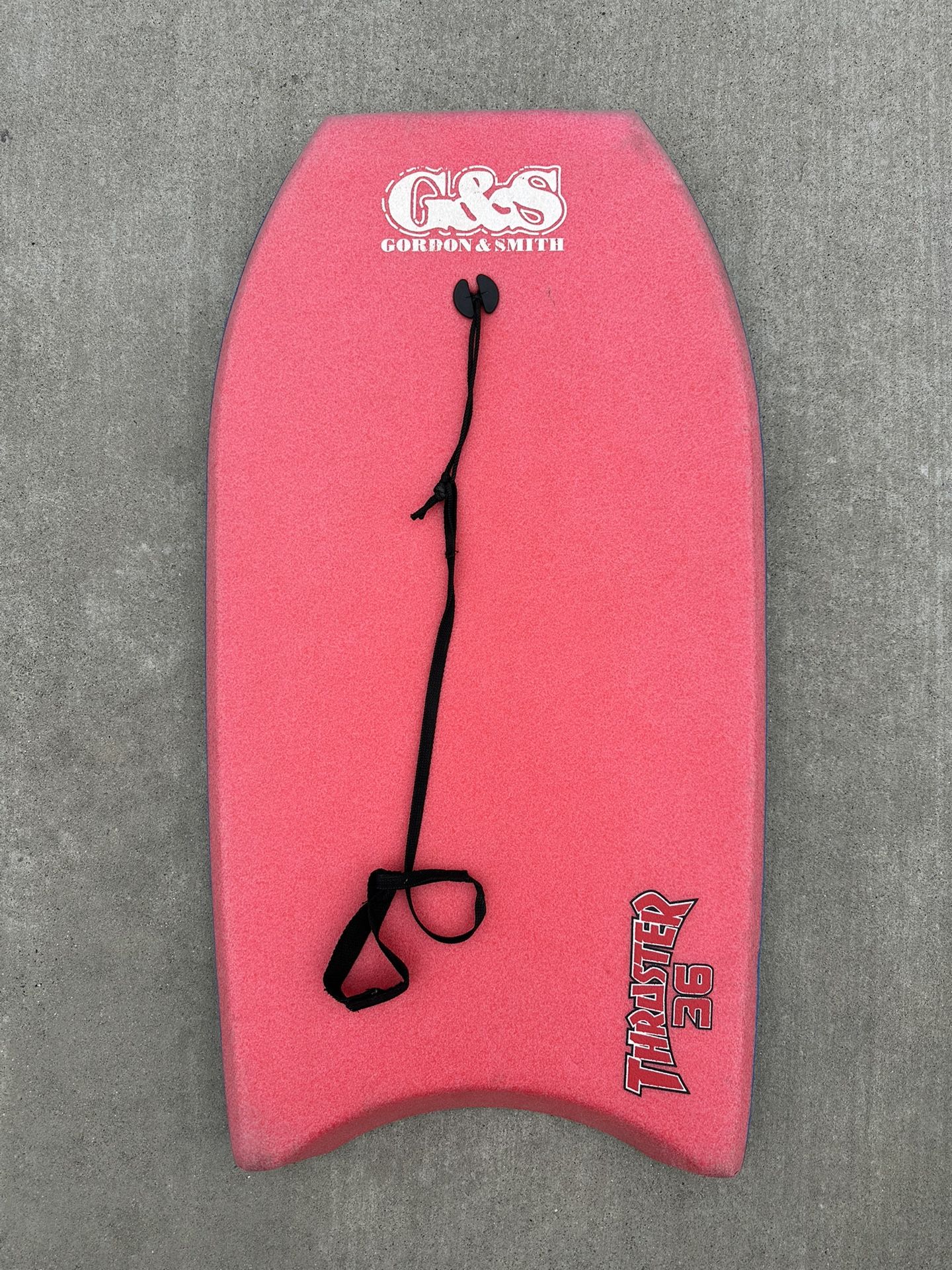 Ultra Rare Vintage G&S Gordon & Smith Thraster 36 Boogie Board Surf Bodyboard