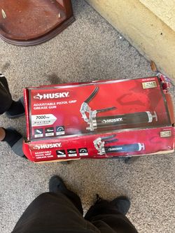 Husky Adjustable Pistol Grip Grease Gun
