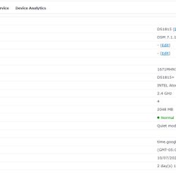 Synology NAS DS1815+ With 8Disks (6TB Each)