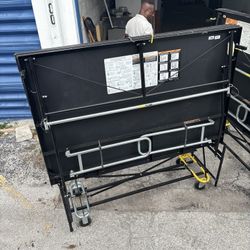 Portable Stage On Wheels