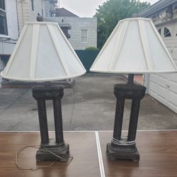 2 Large Vintage Lamps