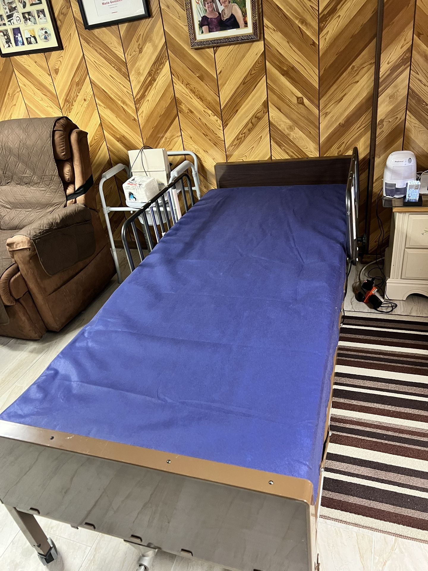 Electric Hospital Bed with Mattress
