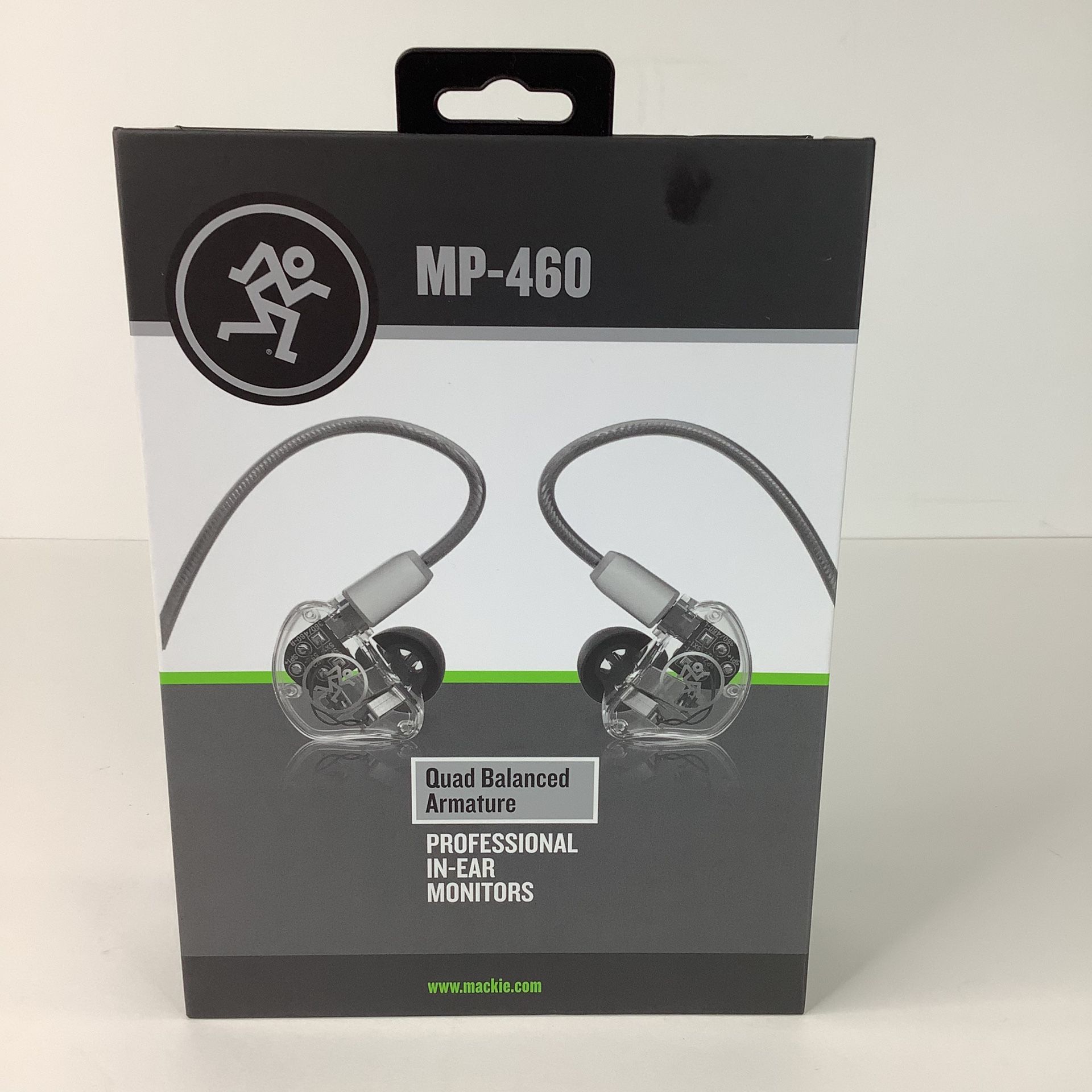 New* Mackie MP-460 Quad Balanced Armature In-Ear Monitors+Hard Case+Recording