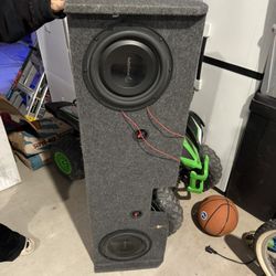 Subwoofer Truck Box And Speakers