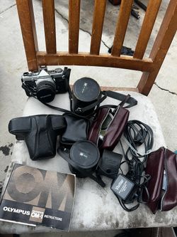 Olympus M-1 Camera M-System F.Zuiko 50Mm/28mm/75-150mm