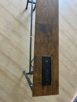 $20 skinny table with outlets
