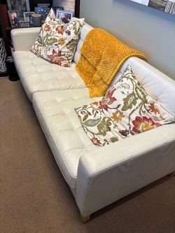 Leather couch