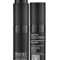 PICKN BUY Luxury Perfume for Women 0.34 Fl oz, Scent Compatible to Light Blue Perfume, Made in USA, Long-Lasting Spray Comes in Refilable Bottle