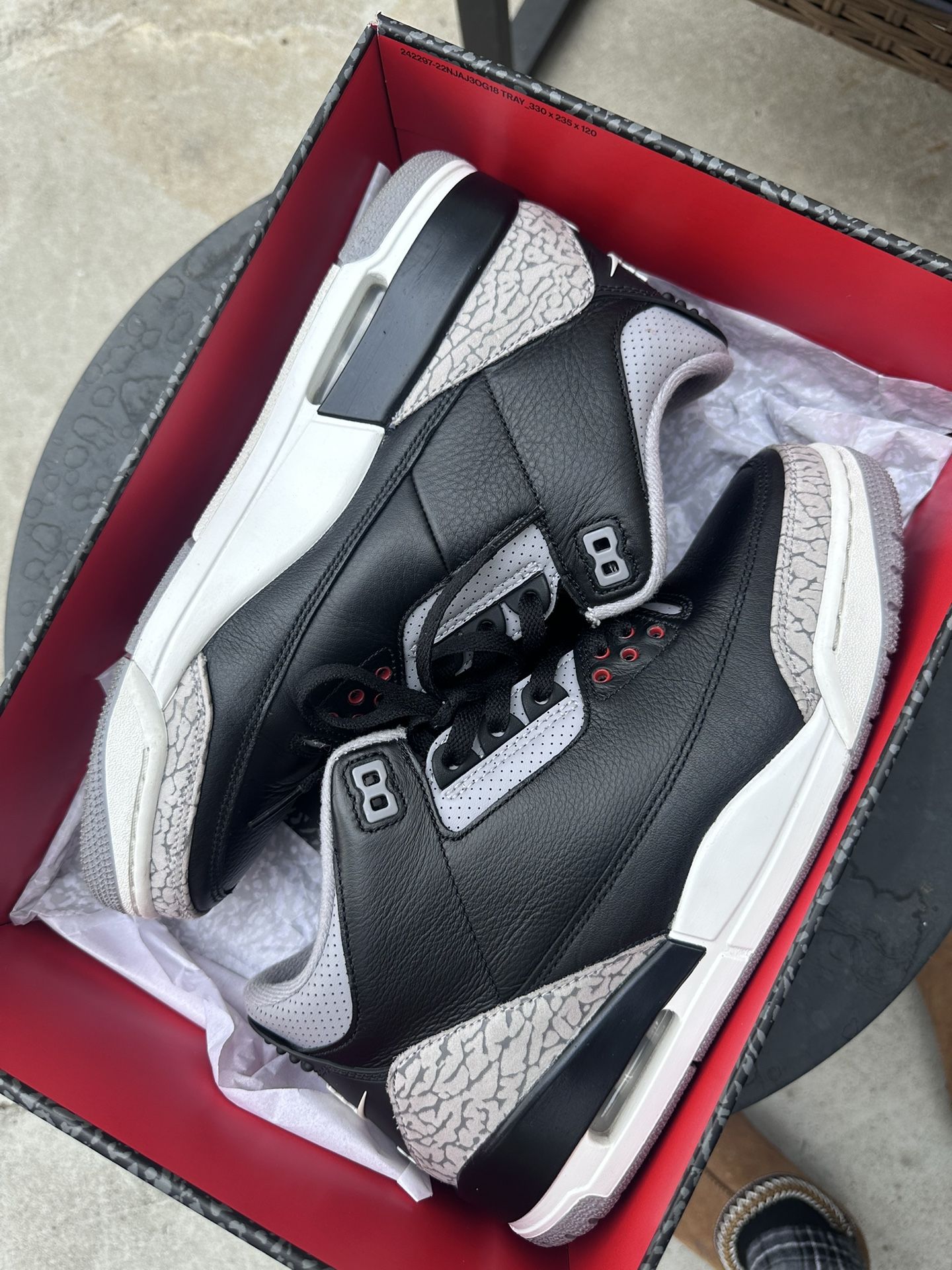 Jordan 3 Black Cement