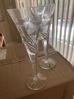Waterford Crystal Champagne Flutes – Set of 2