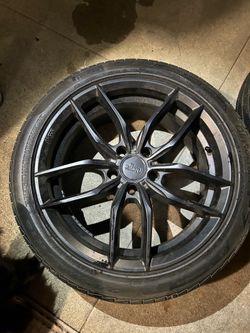18" NICHE WHEELS M203 VOSSO MATTE BLACK RIMS