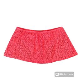Women's Juniors Swimsuit Crochet Skirt Bottom Size Large 