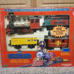 ECHO THE CLASSIC RAIL Train Set 26PCS Vintage Steam Engine