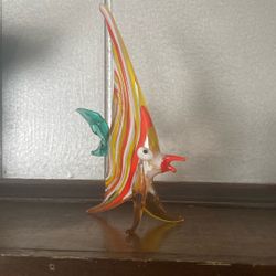 Vintage Hand Blown Murano Glass Fish Figurine
