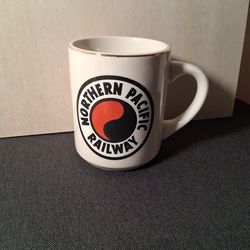 60's Northern Pacific Railway Coffee Mug