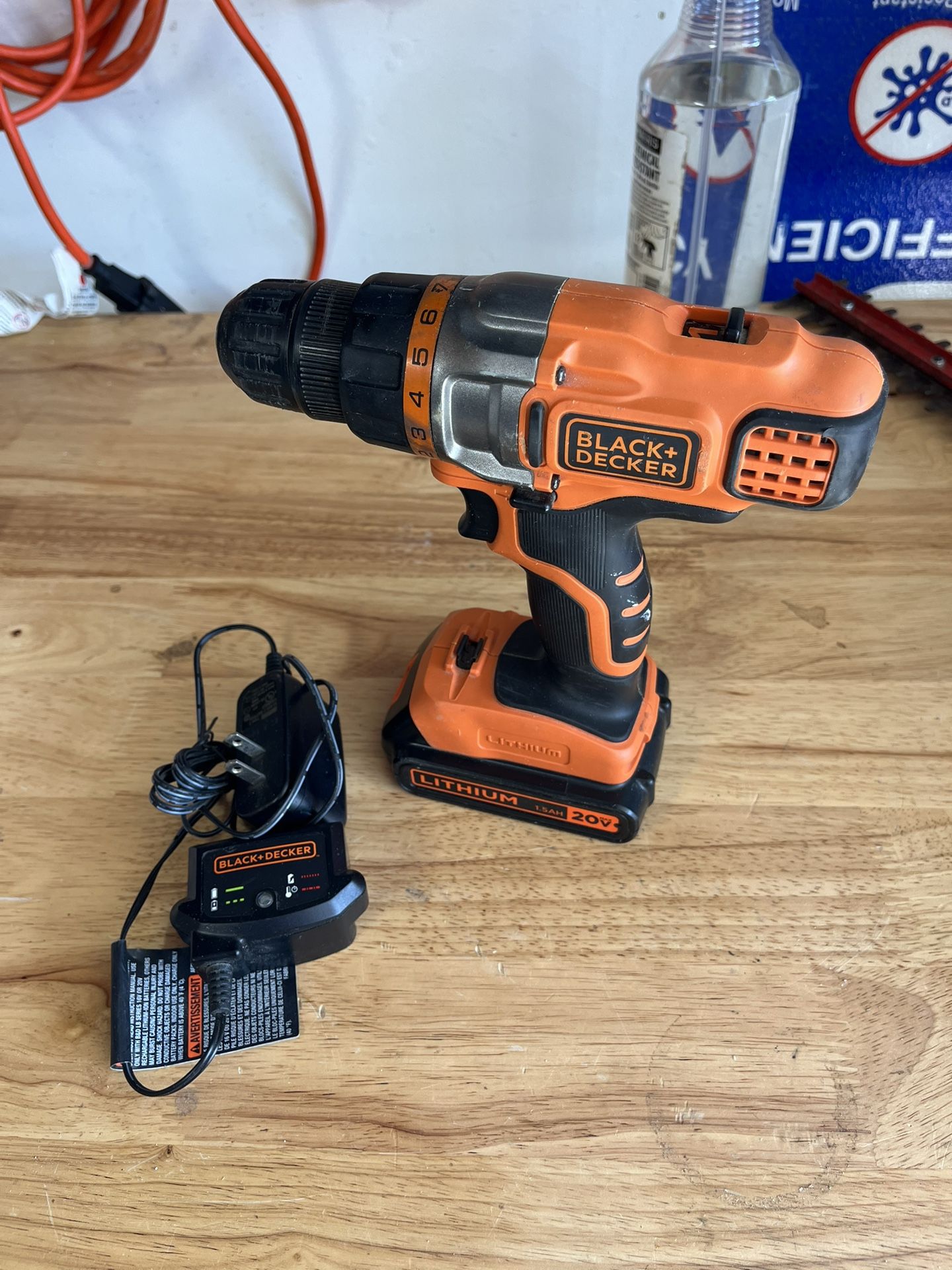 Black & Decker cordless drill