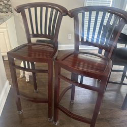 2 used Sturdy High Stools