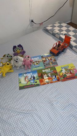 🩵🧡 Bluey toys & books (Escondido)