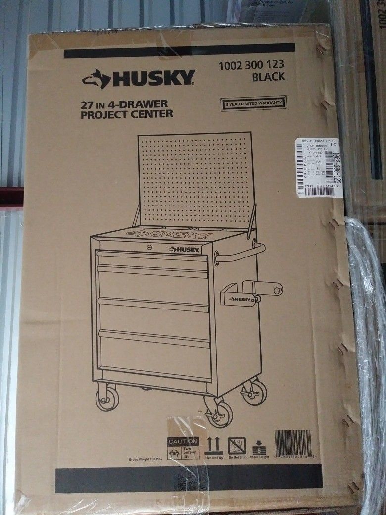 Husky 27" 4-drawer Project Center