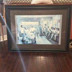 Barber Shop Painting