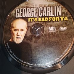 George Carlin stand-up special, It's Bad for Ya. (Disc Only)