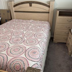 Queen Size Bed Set With Mattress