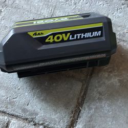 Ryobi 40v Battery