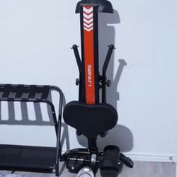 Lanos Hydraulic Rowing Machine, tummy trimmer, Full Body Workout, Adjustable Resistance