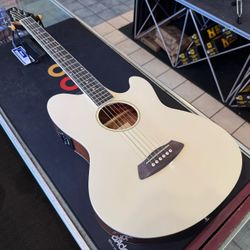 Ibanez Talman TCY10E Ivory High Gloss Acoustic Electric Guitar NEW!