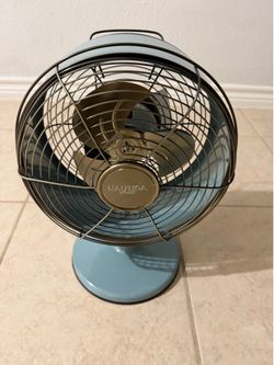 Blue Pedestal Fan