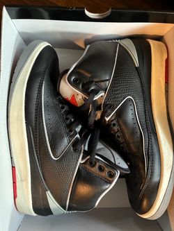 Air Jordan 2 Black Cement Sneakers