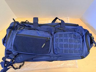 Navy Blue Tactical Duffel Bag
