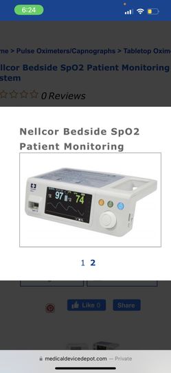 The Nellcor™ Bedside SpO2 Patient Monitoring System, PM100N