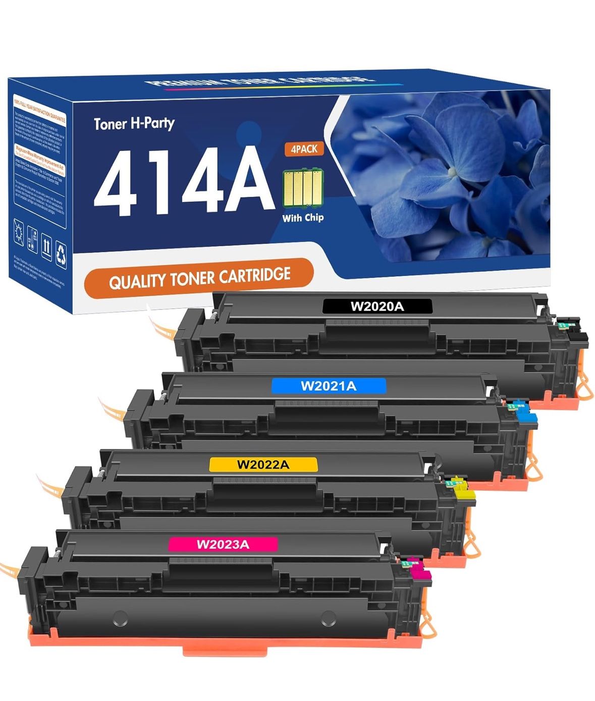 414A Toner Cartridge 4 Pack