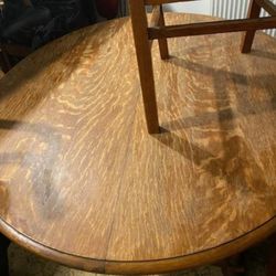 Solid Tiger Oak Table 