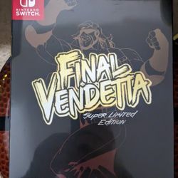 Nintendo Switch Final Vendetta Limited Run Games 
