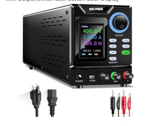 4.2 4.2 out of 5 stars (54) NICE-POWER DC Power Supply Variable, 0-400V 0-1A High Voltage Bench Power Supply with Memory Storage & Encoder Knob, Adjus