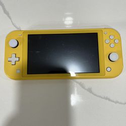 Nintendo Switch Lite Yellow Handheld Console with Charger