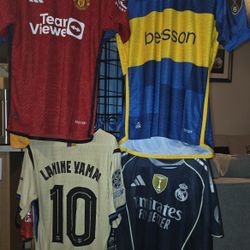 Soccer Jerseys Futbol Playeras Diferentes Clubs Size Médium Large XL Y 2xl No Trade 