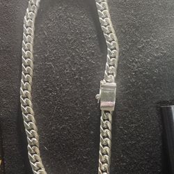 solid silver chain 
