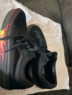 Vans flame shoes
