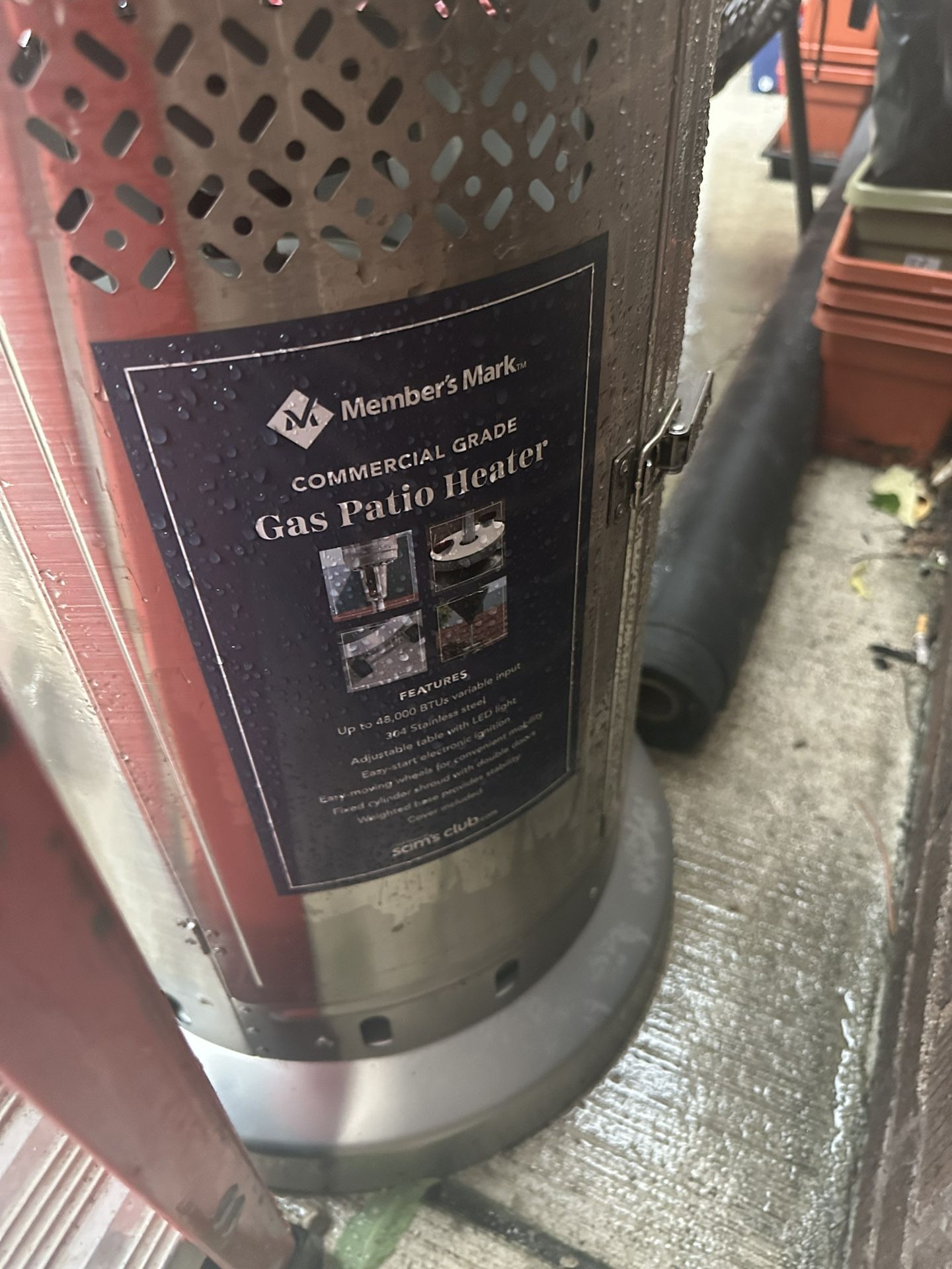 Members Mark Commercial Grade Gas Patio Heater for Sale in Indianapolis