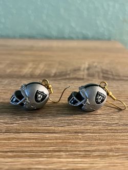 Vintage raiders earrings