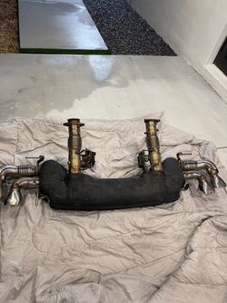 C8 Corvette stock exhaust