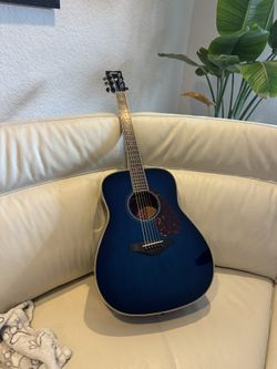 Yamaha Blue Fg720s 00B With Hard Shell Case
