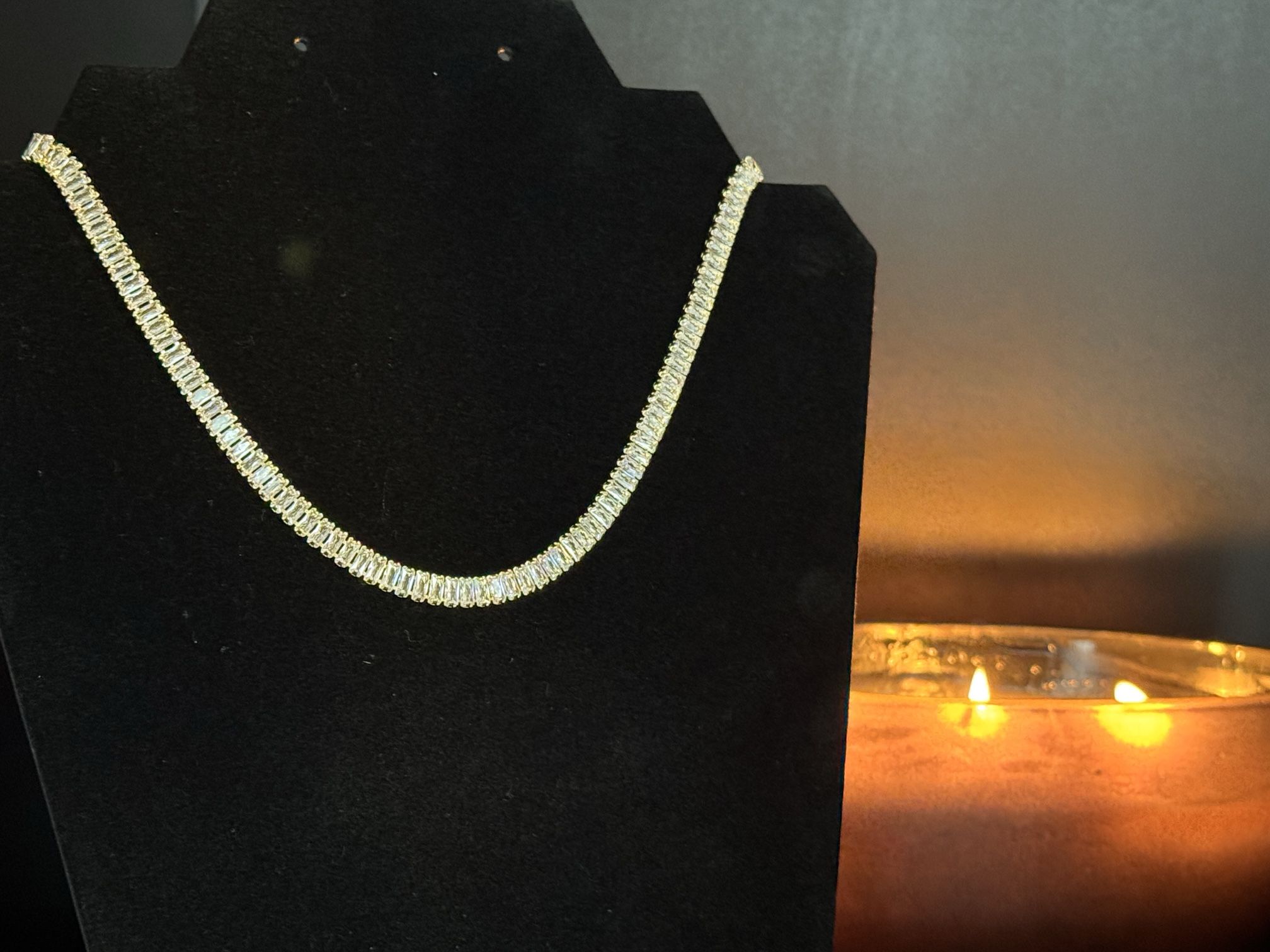 Baguette Tennis Chain