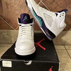Jordan 5s Grape Size 8