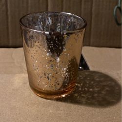 12 Rose Gold Candle Holders