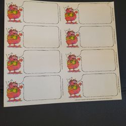 Rare Vintage Scholastic Stickers 1987